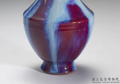 图片[3]-Vase with two handles in imitation Jun-ware glaze, Qing dynasty, Qianlong reign (1736-1795)-China Archive